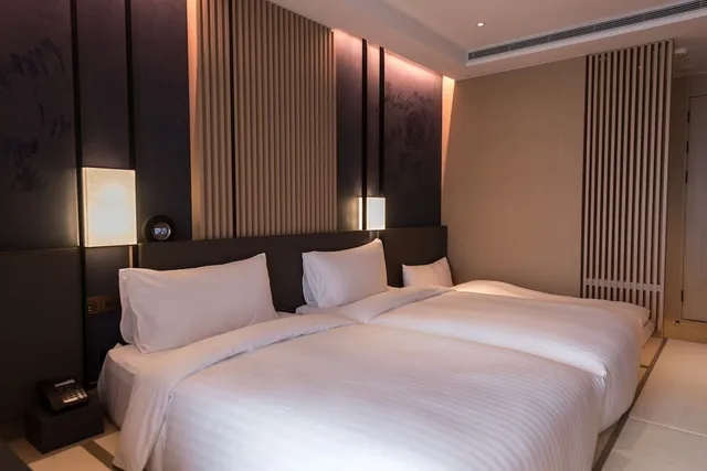 Reserve, Japanese, Superior, Triple, Futon Bed, Twin Beds, Patio، Mu Jiao Xi Hotel 2/2