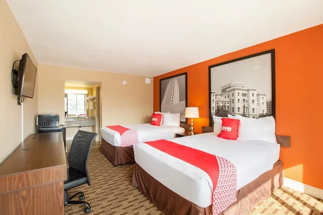 غرفة بسريرين مزدوجين، Hotel Port Allen LA I-10 West 2/5