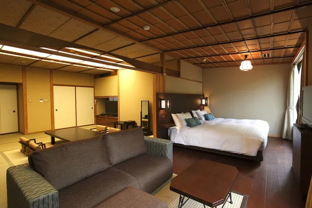 Japanese Western, Twin Beds, 4 Futon Beds, Riverside, Tofuya Resort&Spa-Izu 2/2