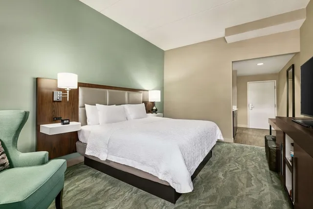 غرفة ديلوكس بسرير كينج، Hampton Inn By Hilton Richmond-North/Ashland 3/9
