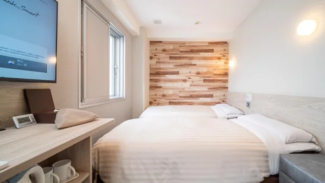 غرفة بسريرين منفصلين، Super Hotel Kushiro Ekimae 1/1