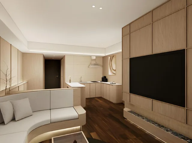 جناح بريميوم بسرير فردي، UH Suite Namba Station 1/1