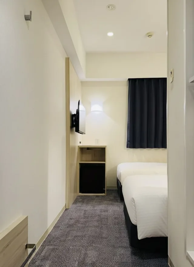 غرفة بسريرين منفصلين، Hotel Mid In Meguro-Ekimae 10/10