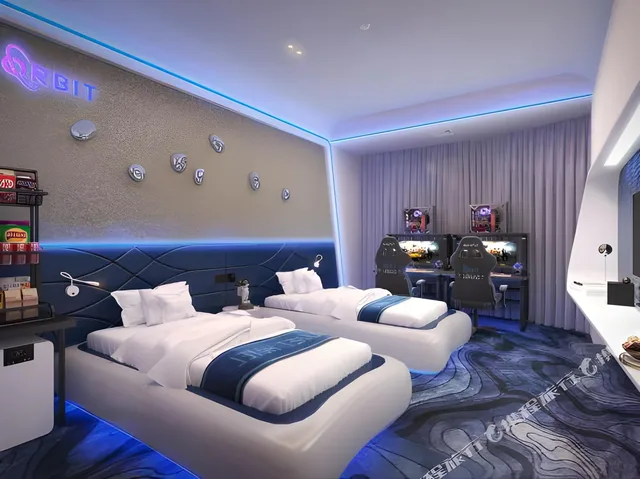غرفة قياسية بسريرين منفصلين، Planet Hotel 1/1