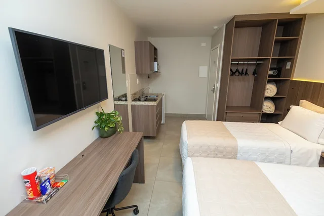 غرفة قياسية ثلاثية بسرير مزدوج وسرير فردي، Concept Hotel Flat 3/10