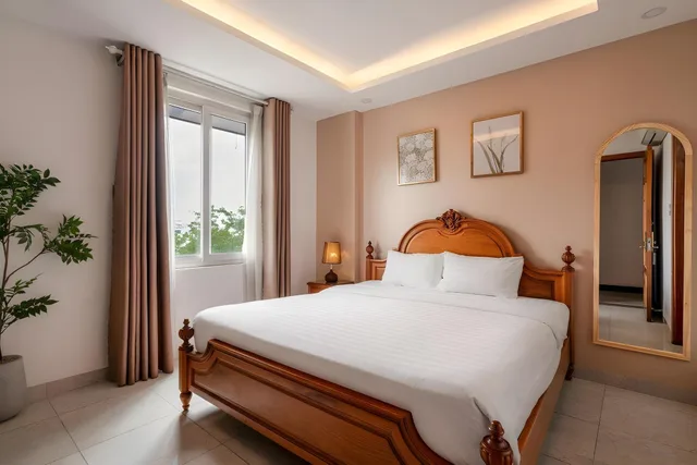 غرفة ديلوكس بسريرين مزدوجين بإطلالة على المدينة بغرفة نوم واحدة، SAZI Erato Hotel - Free Airport & Breakfast 1/1
