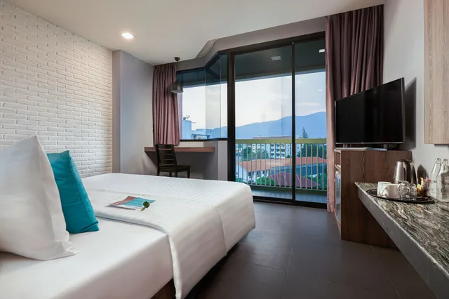 غرفة ديلوكس بإطلالة على الجبل، Cross Vibe Chiang Mai Decem 5/10