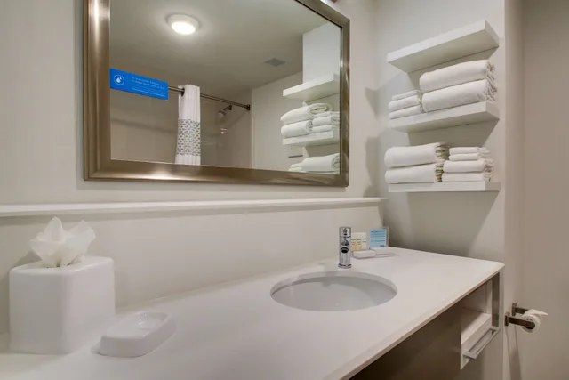 استوديو بسرير كينج بمطبخ صغير، Hampton Inn & Suites Milwaukee West 5/6