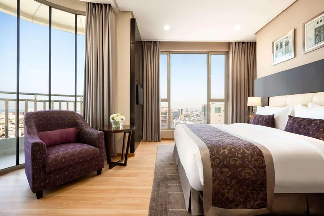 شقة بغرفة نوم واحدة مع دخول صالة النادي للمدخنين، Wyndham Garden Manama 1/1