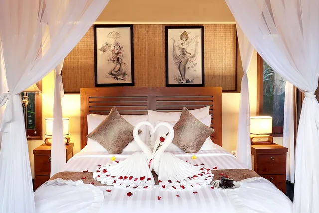 فيلا شهر العسل بسرير كينج بغرفة نوم واحدة بمسبح خاص، Ubud Nyuh Bali Resort & Spa 1/6