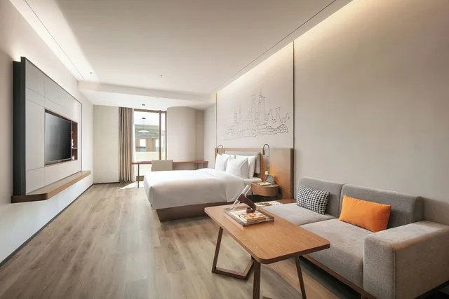غرفة كلاسيكية مفردة بسرير كوين، UrCove by Hyatt Foshan Downtown 3/4