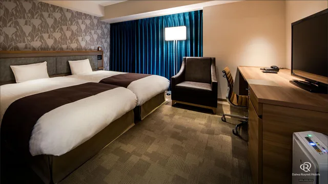 Hollywood, Single, Twin Beds, Main Building, Smoking، Daiwa Roynet Hotel Tokushima-Ekimae 1/1