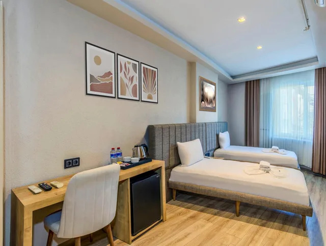 غرفة بسريرين منفصلين، Evim Hotel 7/10