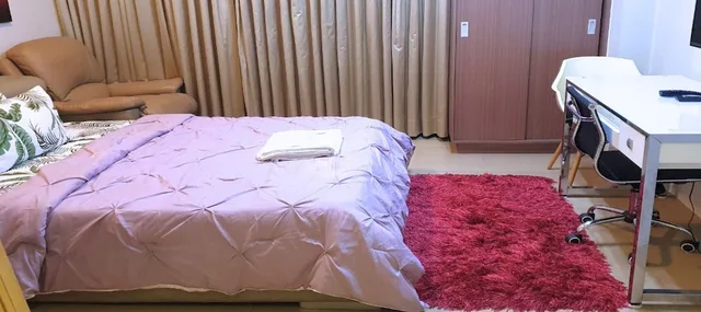 استوديو بسرير كوين، Tess and Tessha Condotel near T3 Airport 7/8