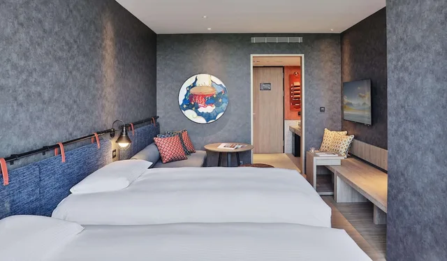 غرفة سوبيريور بسريرين منفصلين، Just Sleep Tainan Hushan 1/1