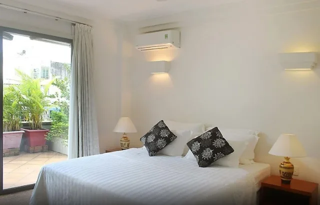 شقة ديلوكس بسرير كوين وسرير مزدوج بغرفتي نوم، Saigon Apartments 5/10
