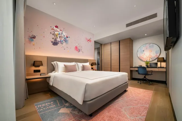 غرفة تنفيذية بسرير مزدوج بغرفة نوم واحدة، Capri by Fraser, Bukit Bintang 2/3