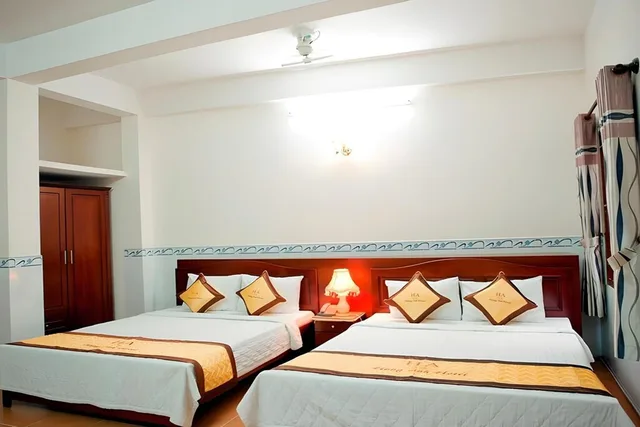 غرفة سوبيريور بسريرين كوين، Hung Anh Hotel 8/10