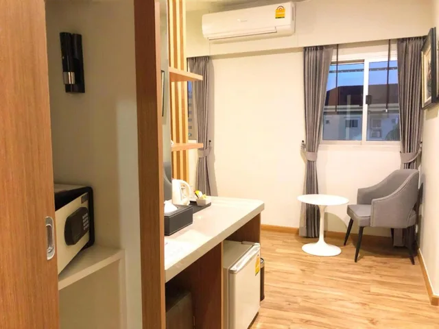 غرفة ديلوكس بسرير مزدوج أو سريرين منفصلين، The Green View Hotel 5/7