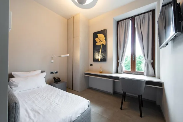 غرفة ديلوكس مفردة بسرير مزدوج، Le Funi Hotel 1/8