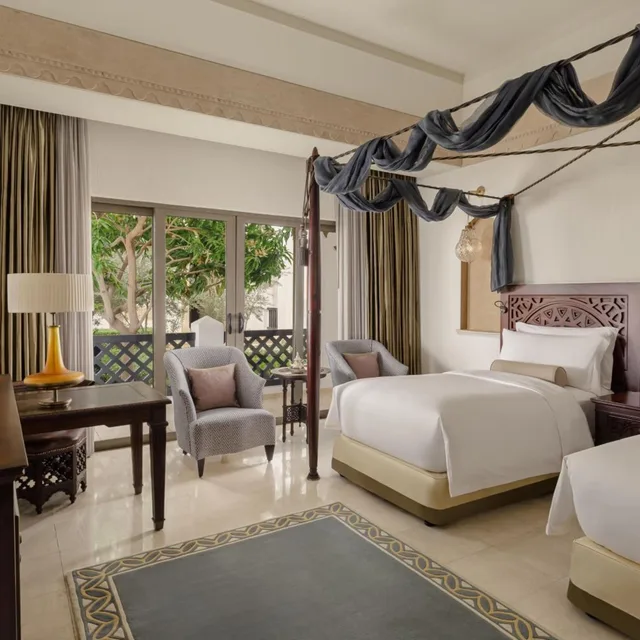 Guest Room, Deluxe, Twin Beds, Resort View, Sharq Village & Spa, a Ritz-Carlton Hotel 1/4