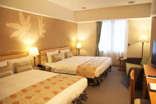 غرفة ديلوكس بسريرين مزدوجين وسريرين كينج، Janfusun Resort Hotel 1/1