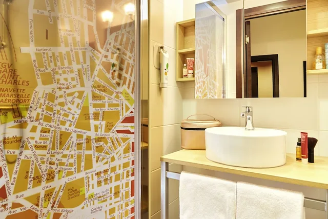 غرفة قياسية بسريرين منفصلين، Ibis Styles Marseille Gare Saint Charles Hotel 3/3