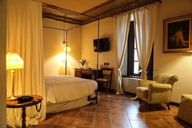 غرفة كلاسيكية ثلاثية بسرير مزدوج وسرير فردي، Hotel Tenimento Al Castello 5/7