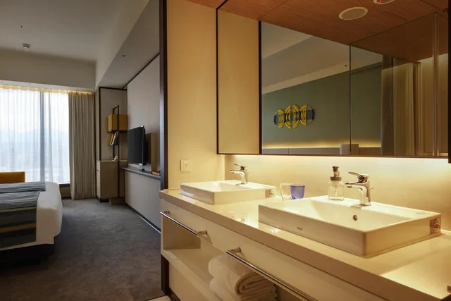 غرفة بسريرين منفصلين بإطلالة على المدينة، MGH Mitsui Garden Hotel Taipei Zhongxiao 6/7