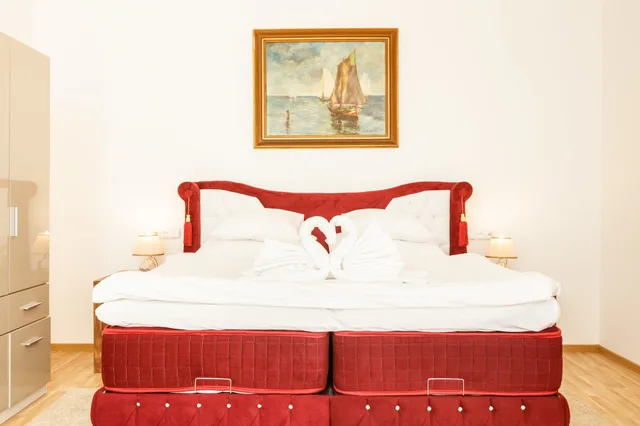 شقة سوبيريور بسرير كوين وسرير فردي بغرفة نوم واحدة بمطبخ، Prague Siesta Apartments 3/7