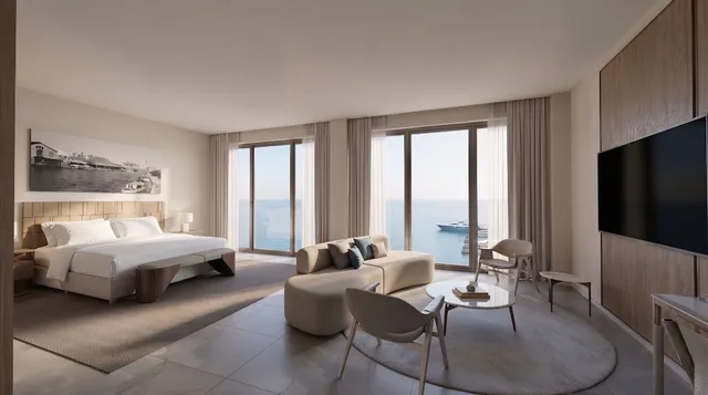 بنتهاوس سيغنتشر بسرير كينج بإطلالة على البحر، Fort George Hotel And Spa 1/4