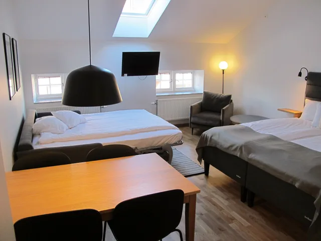 غرفة قياسية ثلاثية بسرير مزدوج مع أريكة، The More Hotel 1/2