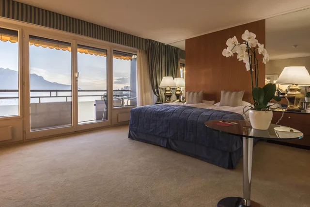 Park, Deluxe, Double Bed, Lake or Park View, Balcony, Royal Plaza Montreux Hotel 4/8