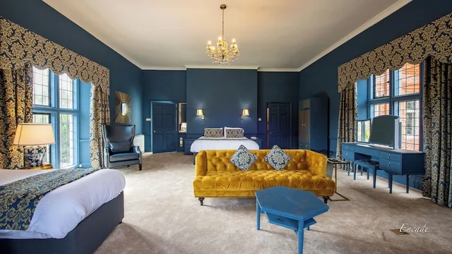 غرفة ديلوكس رباعية بسرير كينج، Broome Park Hotel 2/4