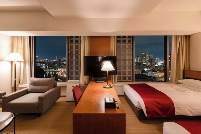 Deluxe, Twin Beds, Palace Side, Top Floor، Grand Arc Hanzomon 3/10