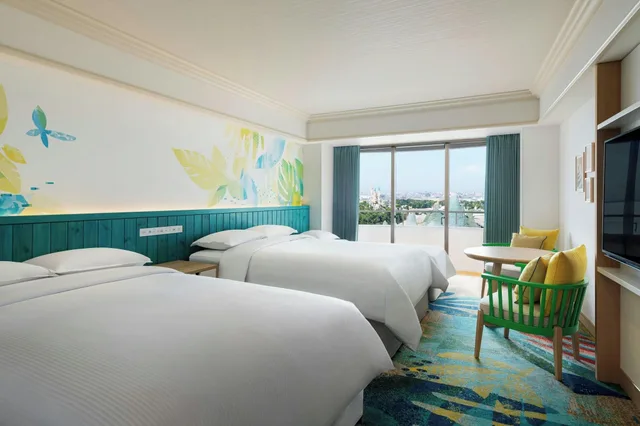 غرفة رباعية بإطلالة، Sheraton Grande Tokyo Bay Hotel 2/5