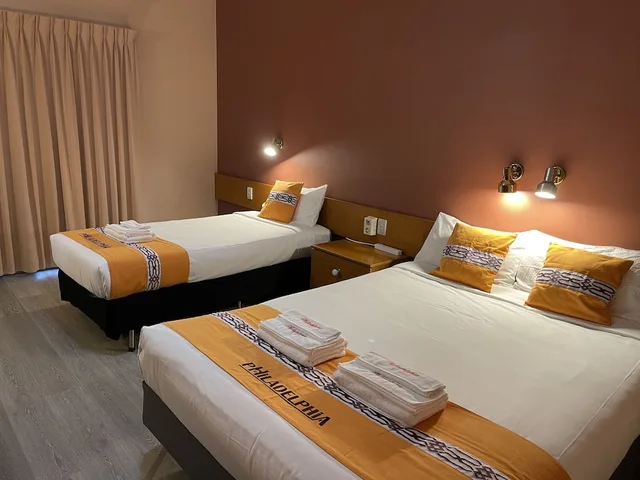 غرفة اقتصادية بسرير مزدوج وسرير فردي، Philadelphia Motor Inn 2/6