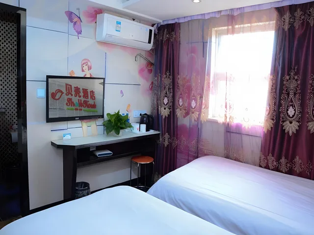 Twin Room, Shell Shanghai Jiading District Tongji University Xinhuang Road Hotel 1/1