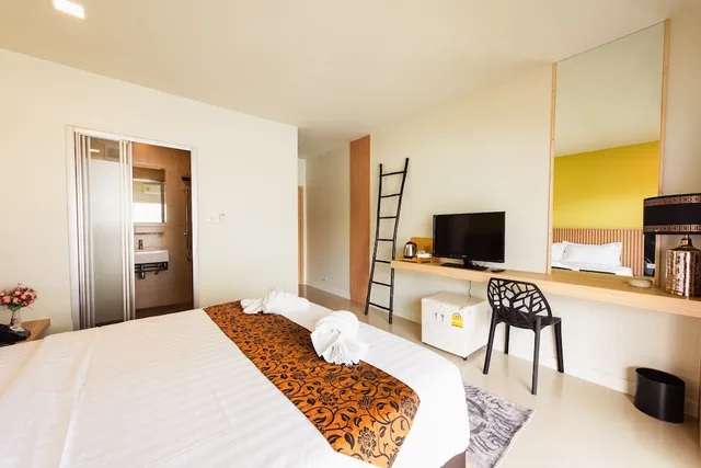 غرفة ديلوكس بسرير مزدوج بشرفة، The Golden Ville Boutique Hotel Spa 5/10
