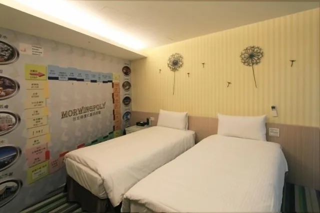 غرفة ديلوكس بسريرين منفصلين، Morwing Hotel 8/10