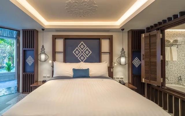 غرفة ديلوكس بسرير كينج بإطلالة على المسبح، Aonang Princeville Villa Resort & Spa 1/5