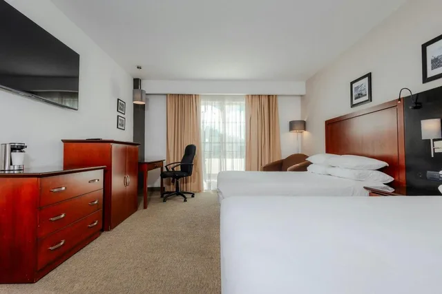 غرفة ديلوكس بسريرين مزدوجين بإطلالة على المسبح بشرفة، Sheraton Leon 1/1