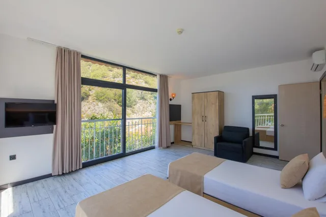 غرفة عائلية بإطلالة على البحر، Meri Hotel Oludeniz 5/7