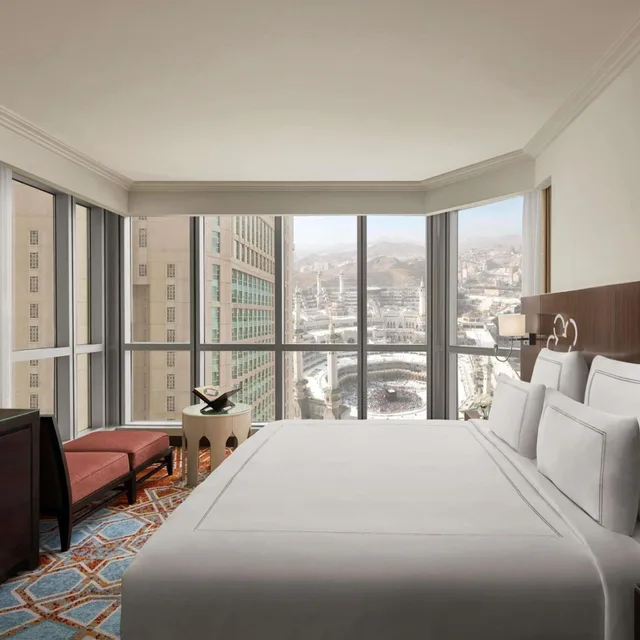 جناح جونيور بإطلالة على الكعبة، فندق مكة سويس أوتيل(Swissotel Makkah) 6/10