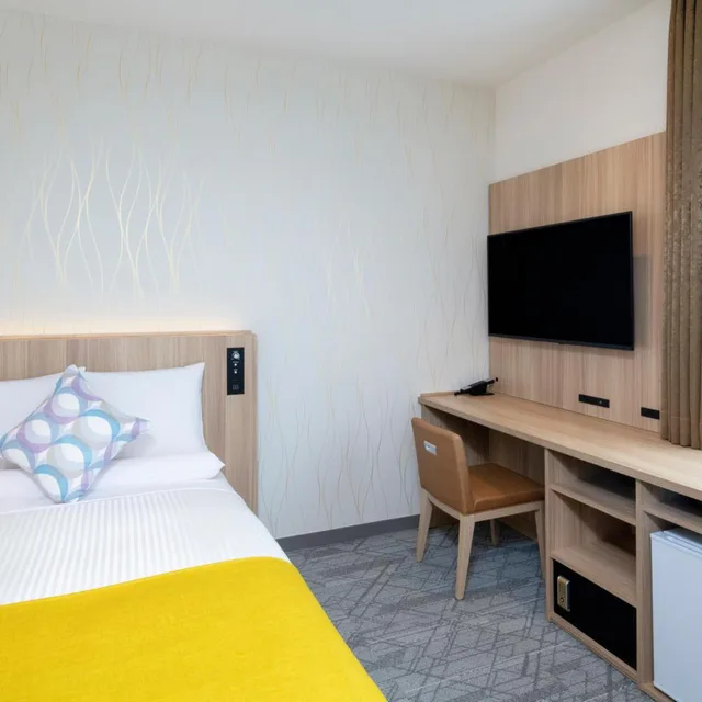 غرفة قياسية بسرير نصف مزدوج، Hotel Mystays Nishi-Shinjuku 3/5