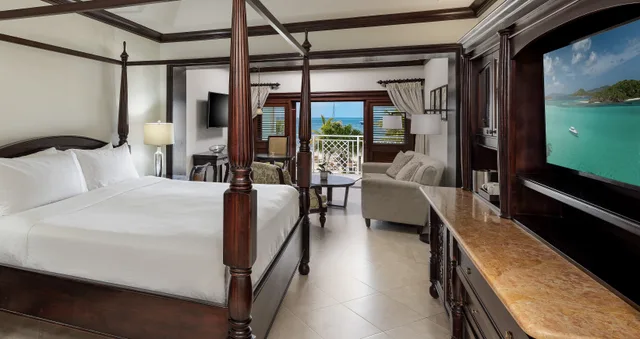 1 Bedroom, Sundown, Penthouse, Suite, Beach Front, Butler، Sandals Negril - Adults Only 1/3