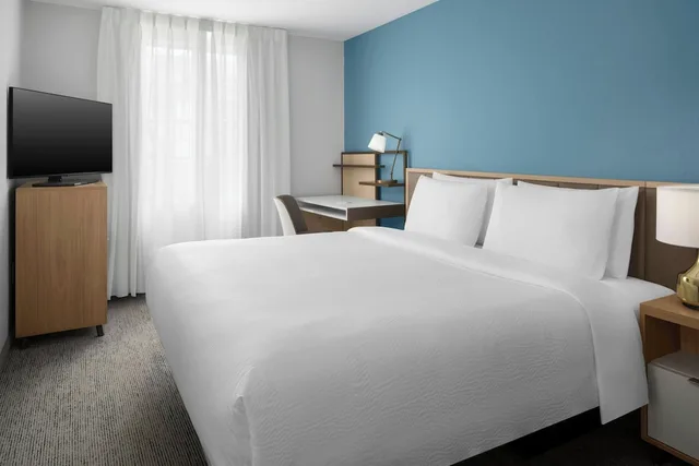 جناح بسريرين مزدوجين بغرفتي نوم لذوي الإعاقة، TownePlace Suites by Marriott Fort Lauderdale Weston 2/4