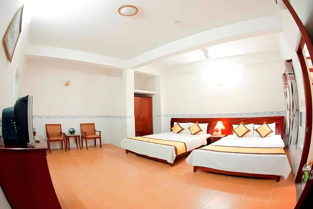 غرفة سوبيريور بسريرين كوين، Hung Anh Hotel 10/10
