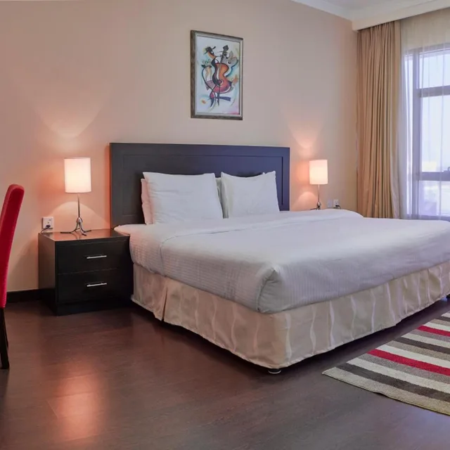 جناح بإطلالة على المدينة بـ3 غرف نوم، Tulip Hotel and Suites 5/9