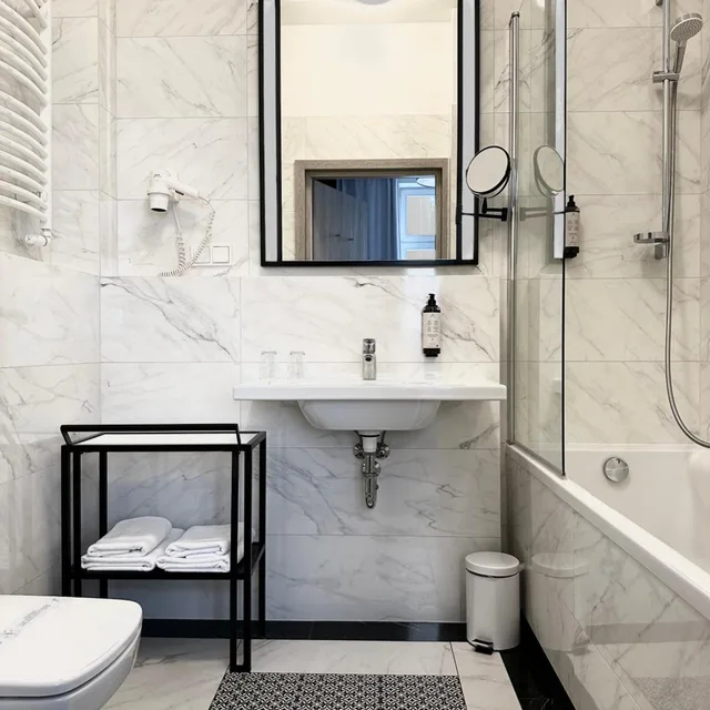 غرفة متصلة بسرير مزدوج، Amber Design Residence 3/6